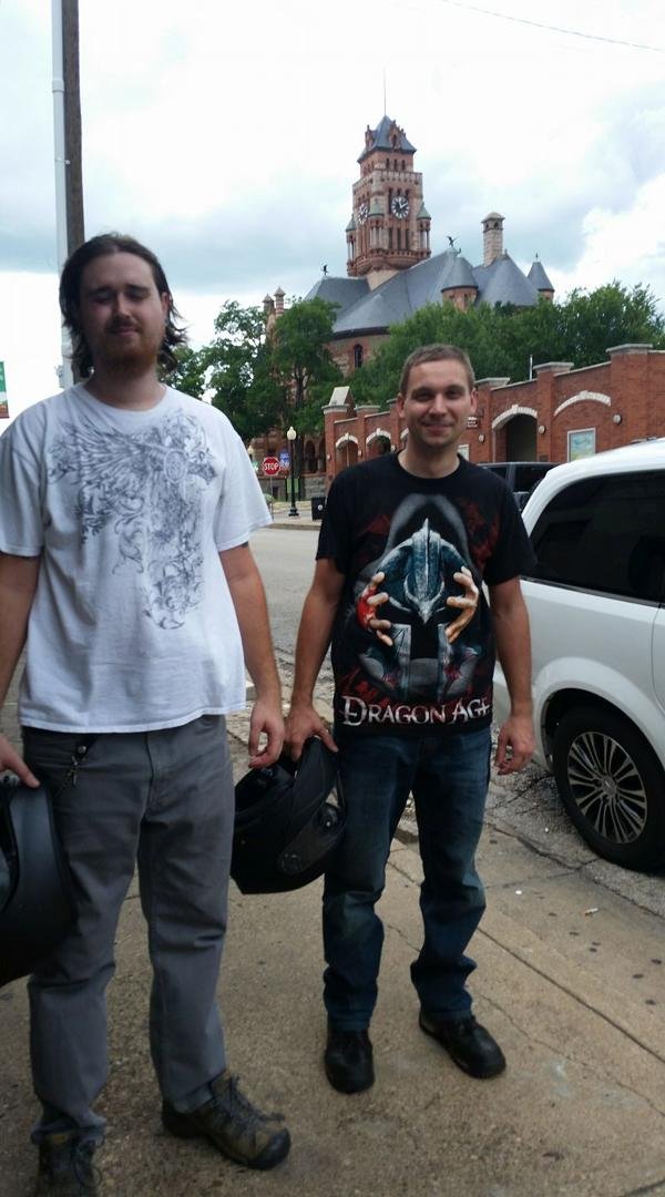 Da boyz. It was a good day for riding an Mexican food.