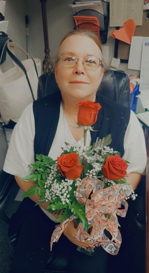My Love sent me flowers!!! Thank you Terry Harper, I love them (and you)