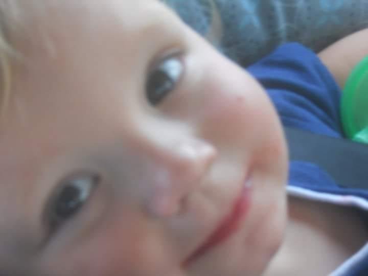 This is my first grandchild. The one that made me a Grammy. Isnt he handsome? I am asking people to post just one photo of your first grandchild no description. The goal is to post positive photos of love❣️ Copy the text an
