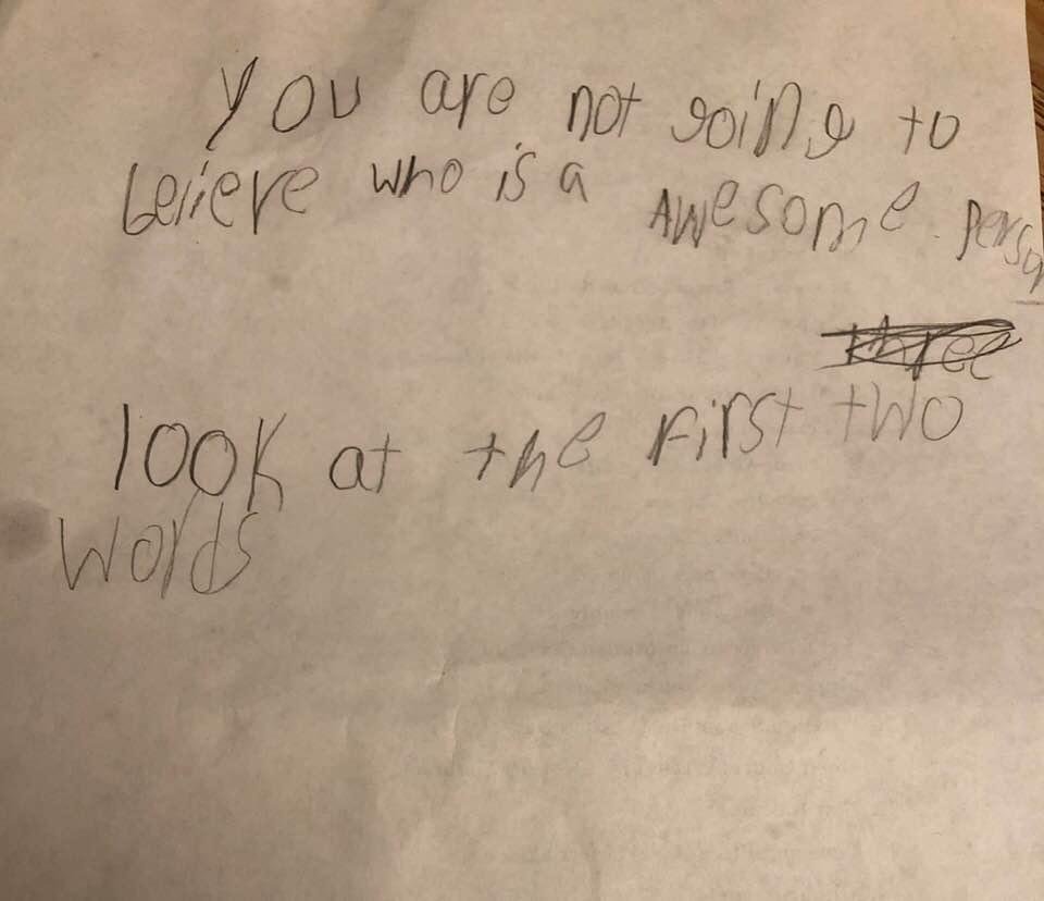 From the mouths of babes #ChangeOfHeart #ChangeOfMind #ChangeIsComing