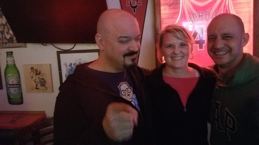 Scott and Tina at Rosie O'Grady's.