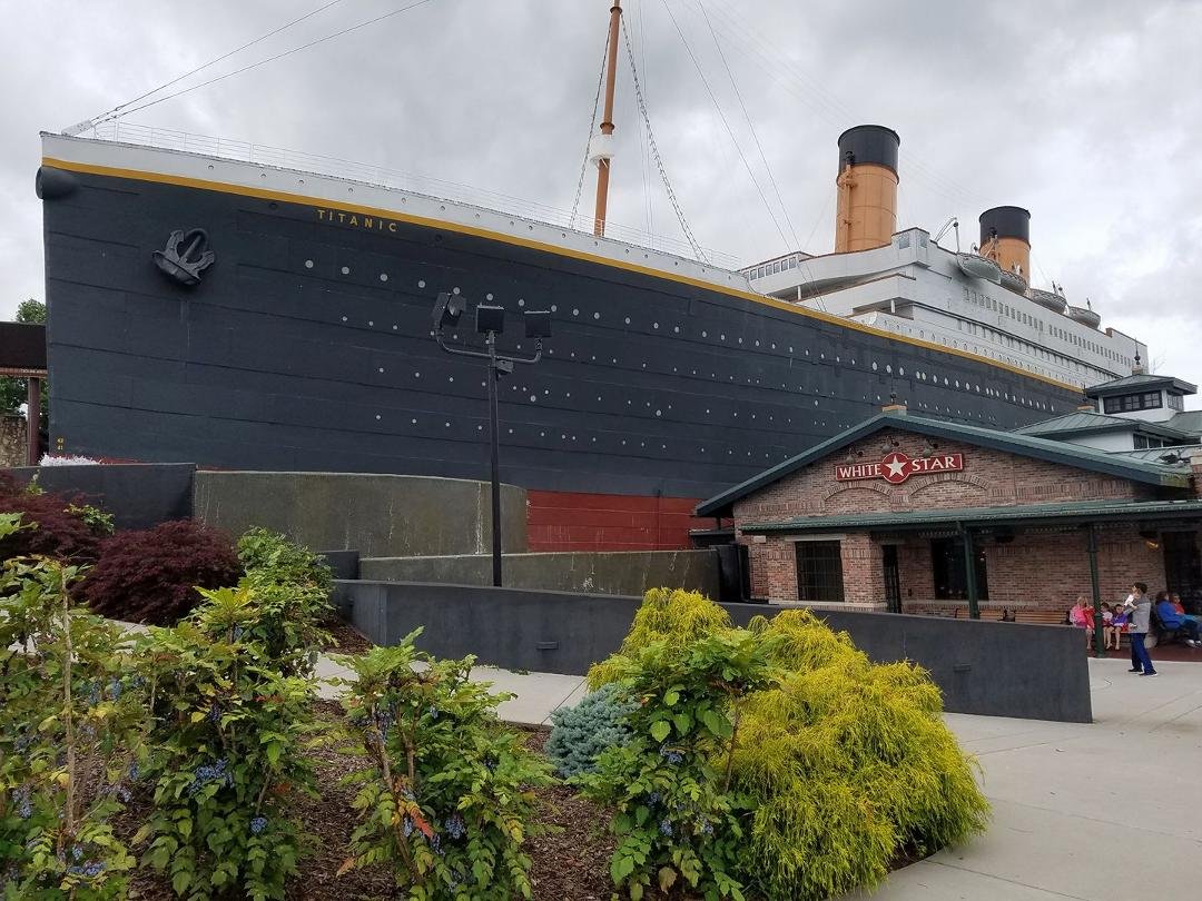 I was in Pigeon Forge at the Titanic Exhibition with Fred on Sunday and now I'm in Rochester today.