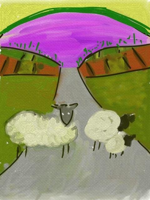 I'm off to the knitcave to watch news shows and football games.
