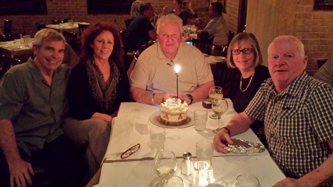 Birthday dinner party for Bruce Hildebrandt
