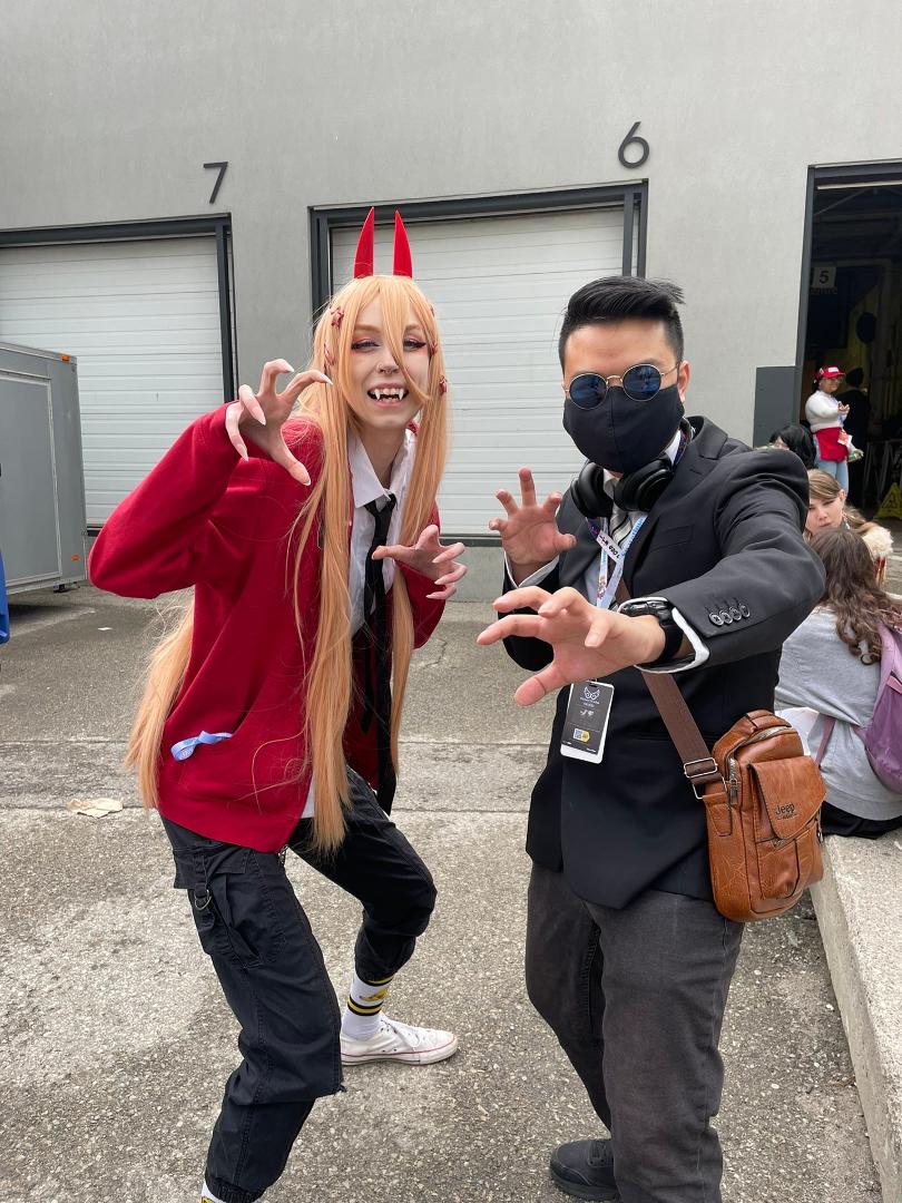 Me and Power cosplayer