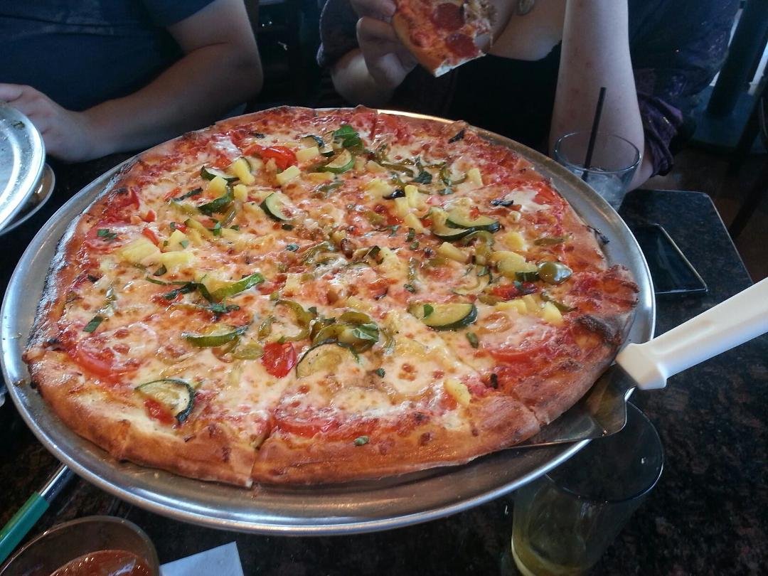 Tony Saccos pizza for Mike's birthday