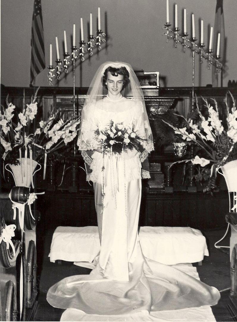 My Bride and my love, Marilyn Ann Sterchi Wright, 60 years ago September 7th