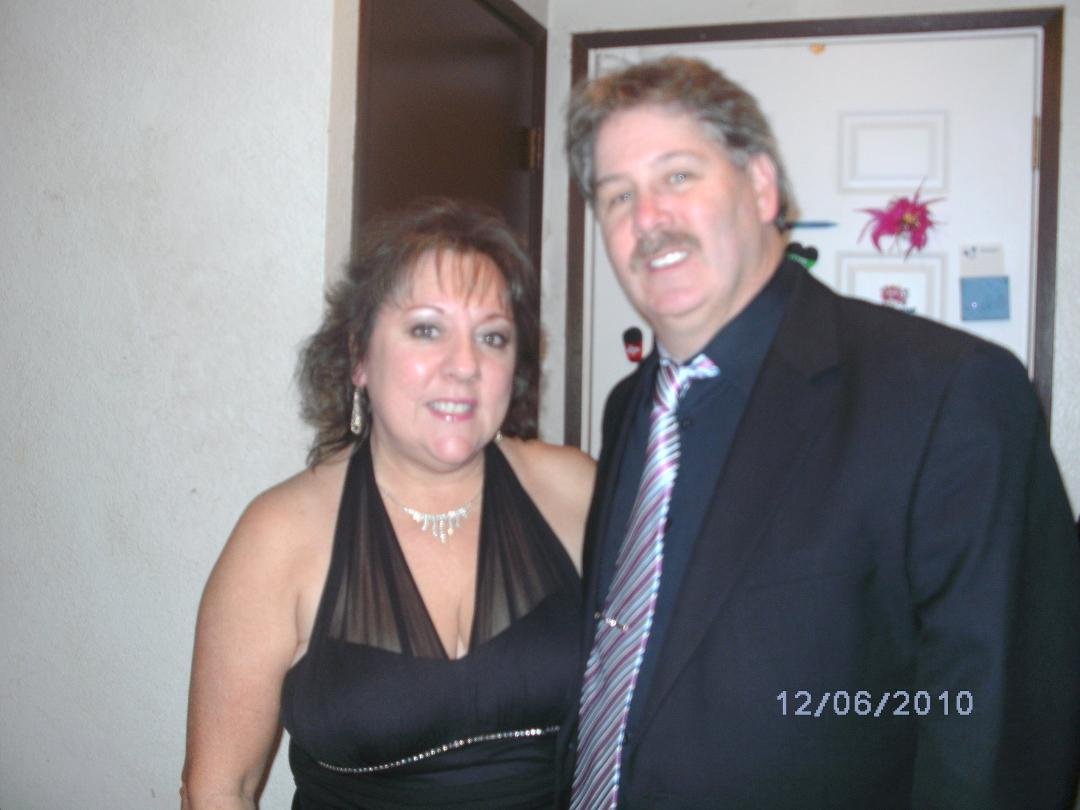 Me and Don dressed up for his Christmas Company party!