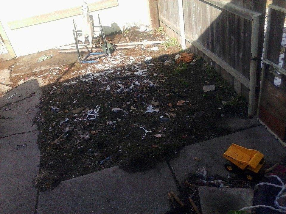 This is one person who you don't want to rent your home to. This is how they treat someone else property.