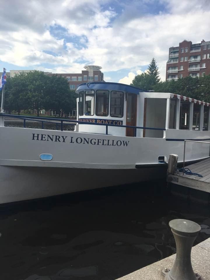Out for a evening cruise around Boston with friends