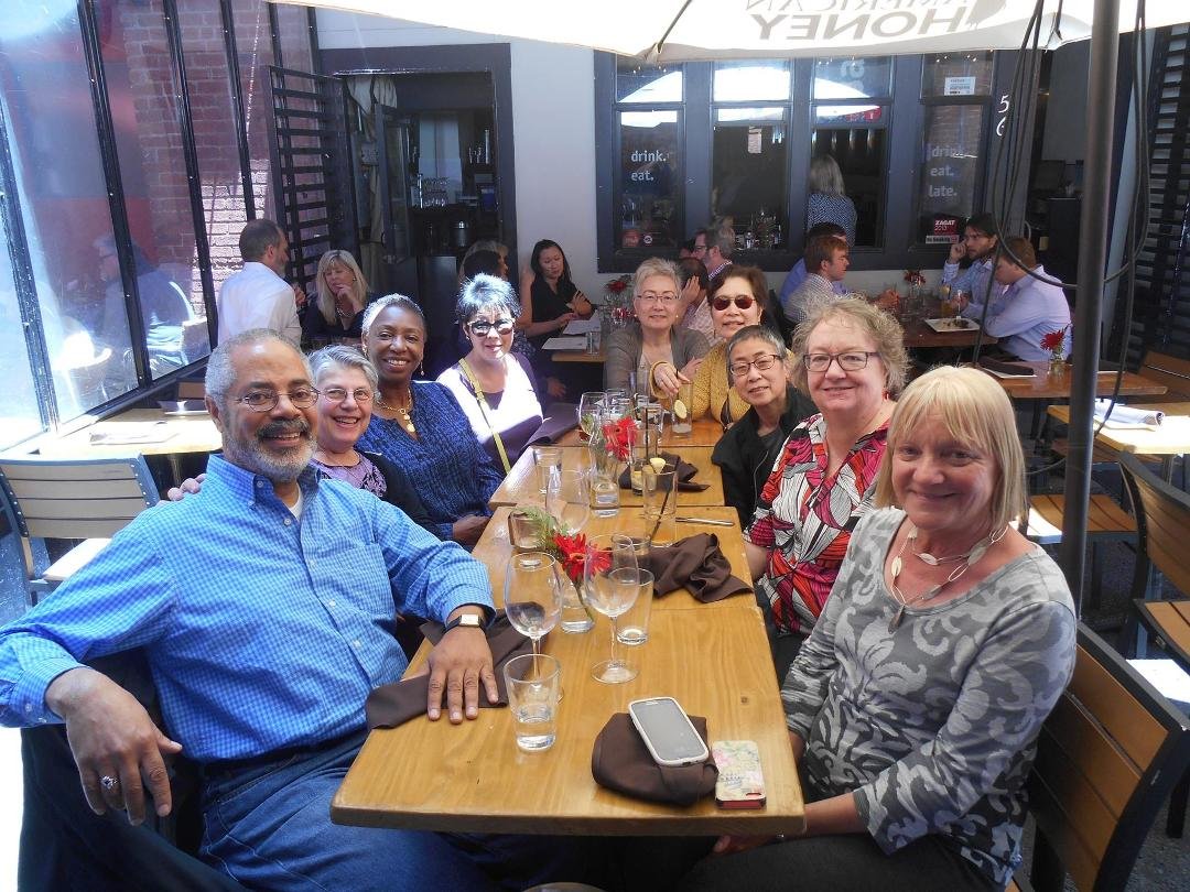 Recently had a nice lunch with fellow retirees at Sauce in Belden Alley. Such a nice visit!