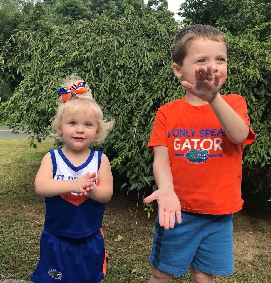 My cousin is raising his kids right.