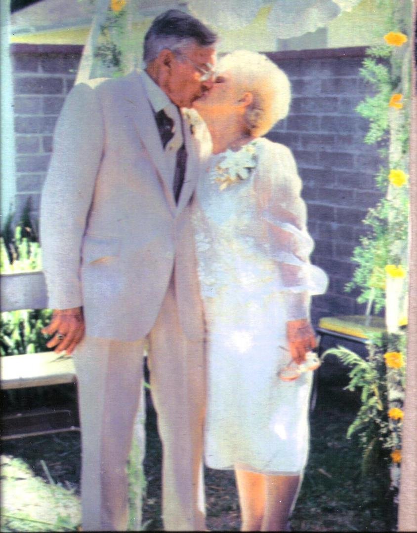 When I think of Valentine's Day... I think of everlasting love... And this was just that!! My Grandparents still madly passionately in love here on their 50th wedding anniversary.. And Im sure still at it, as they live tog