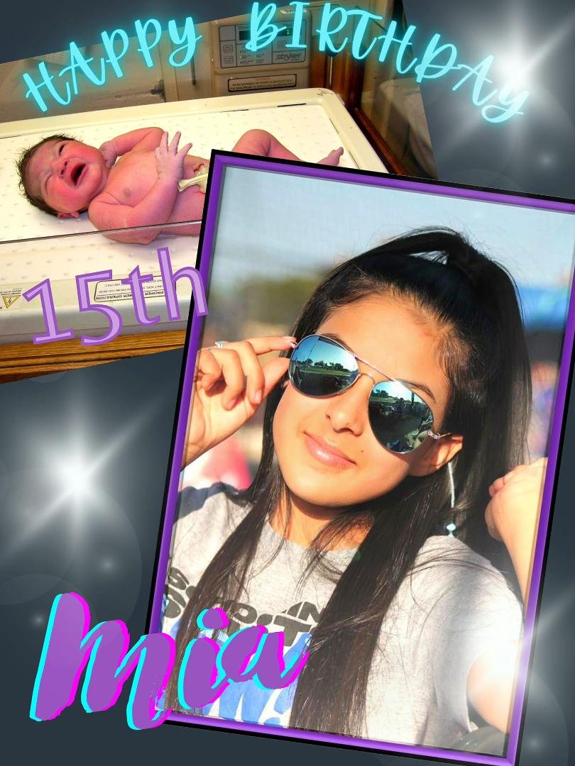 Wishing our granddaughter Mia Pena a VERY HAPPY 15th birthday! You get more beautiful every year and I have no idea how that's possible! You know what you mean to us...words aren't enough. You are loved beyond measure baby