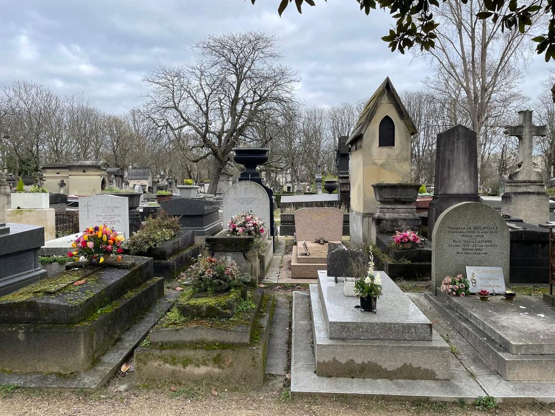 I am going to post several photos of Pere Lachaise Cemetery in Paris for my brother, Mike, who has an interest in old cemeteries. . It is probably one of the most interesting non military cemeteries in the world. Not just F