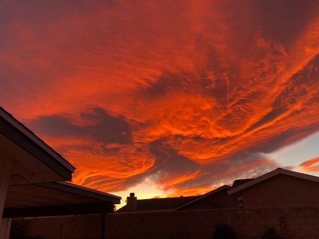 The sky taken from Ridgecrest, CA by Nephew Paul Walters.