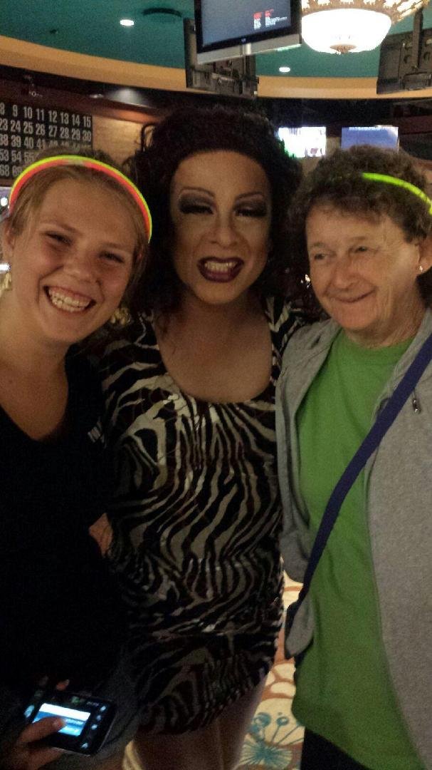 Went to bingo for Shawna's birthday