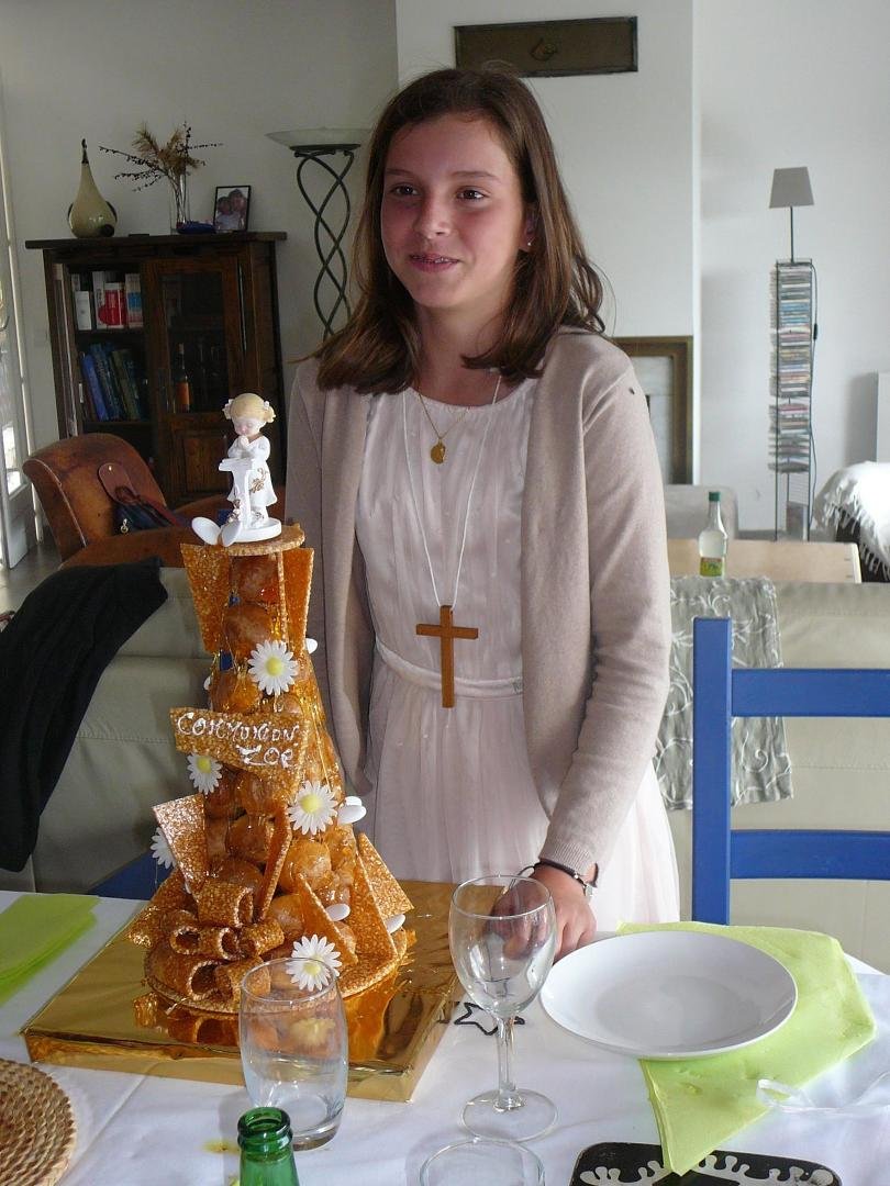 Zoé-filleule - 1ere communion