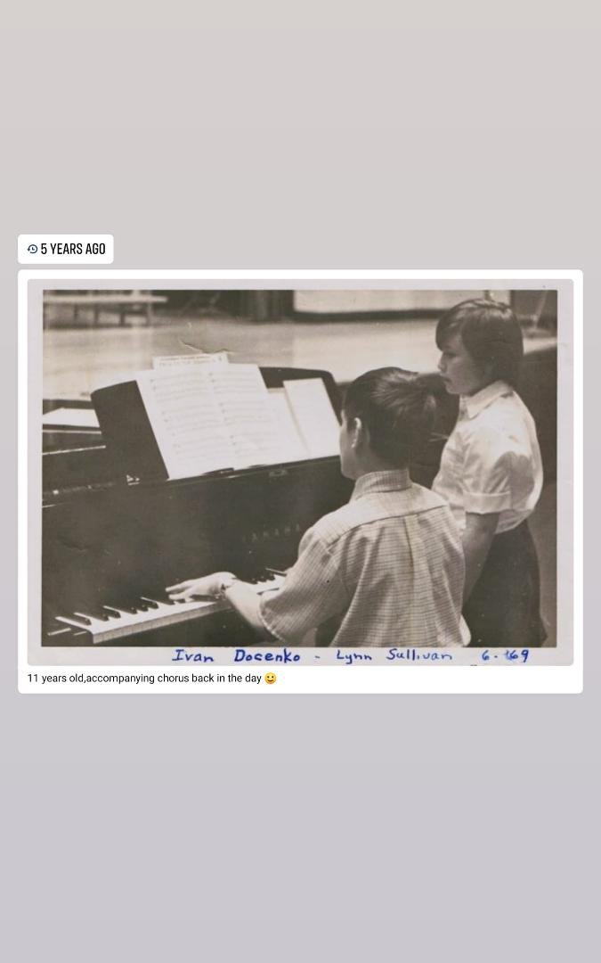 50 years ago I started playing for choirs,and it continues!