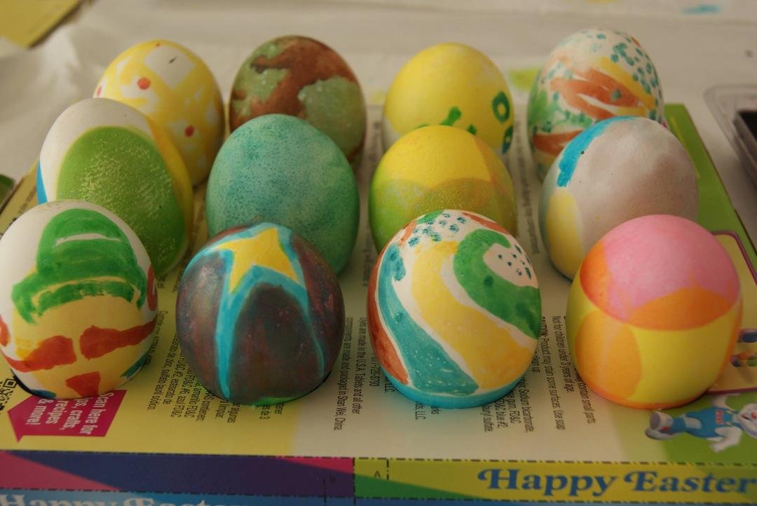 Easter egg pizzaz!
