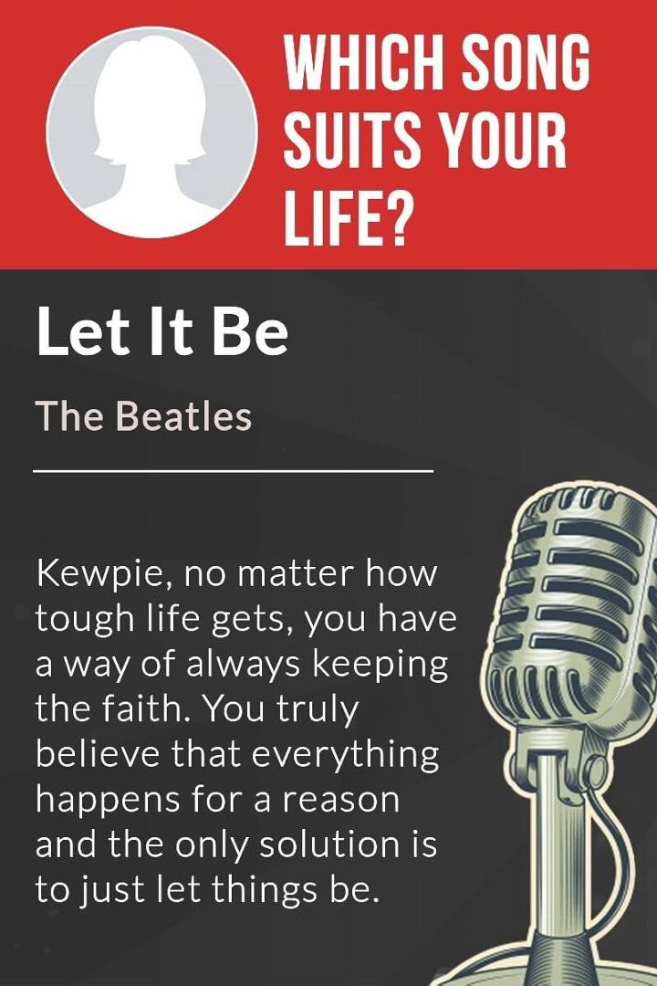 Which Song Suits Your Life?