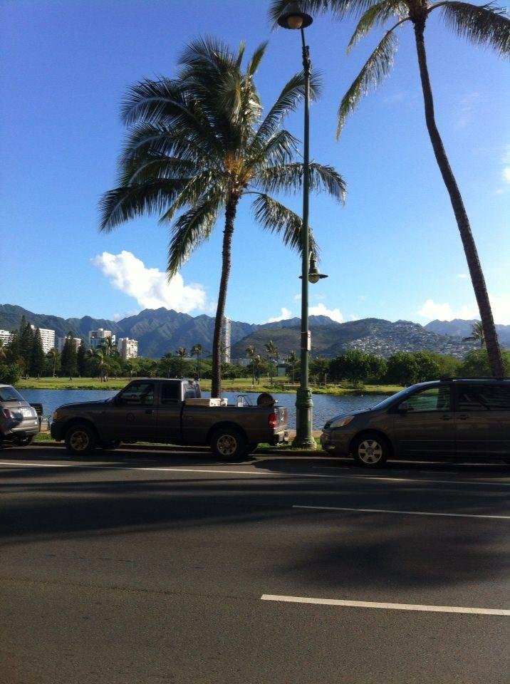 I'm in Hawaii, wow