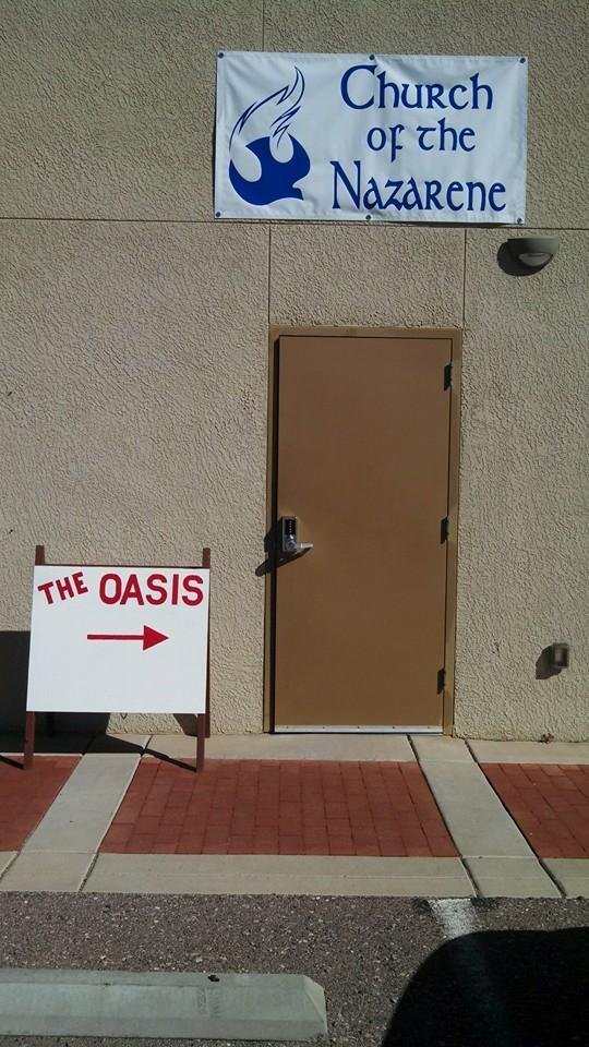 Join us at oasis Nazarene fellowship this Sunday, march 9, at 4:00pm for worship with potluck following. Come & enjoy