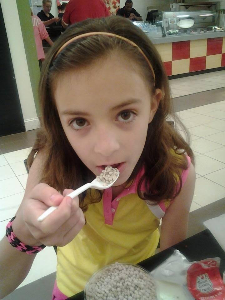 Had to have her dippin dots at Regency Square Mall in Florence Alabama