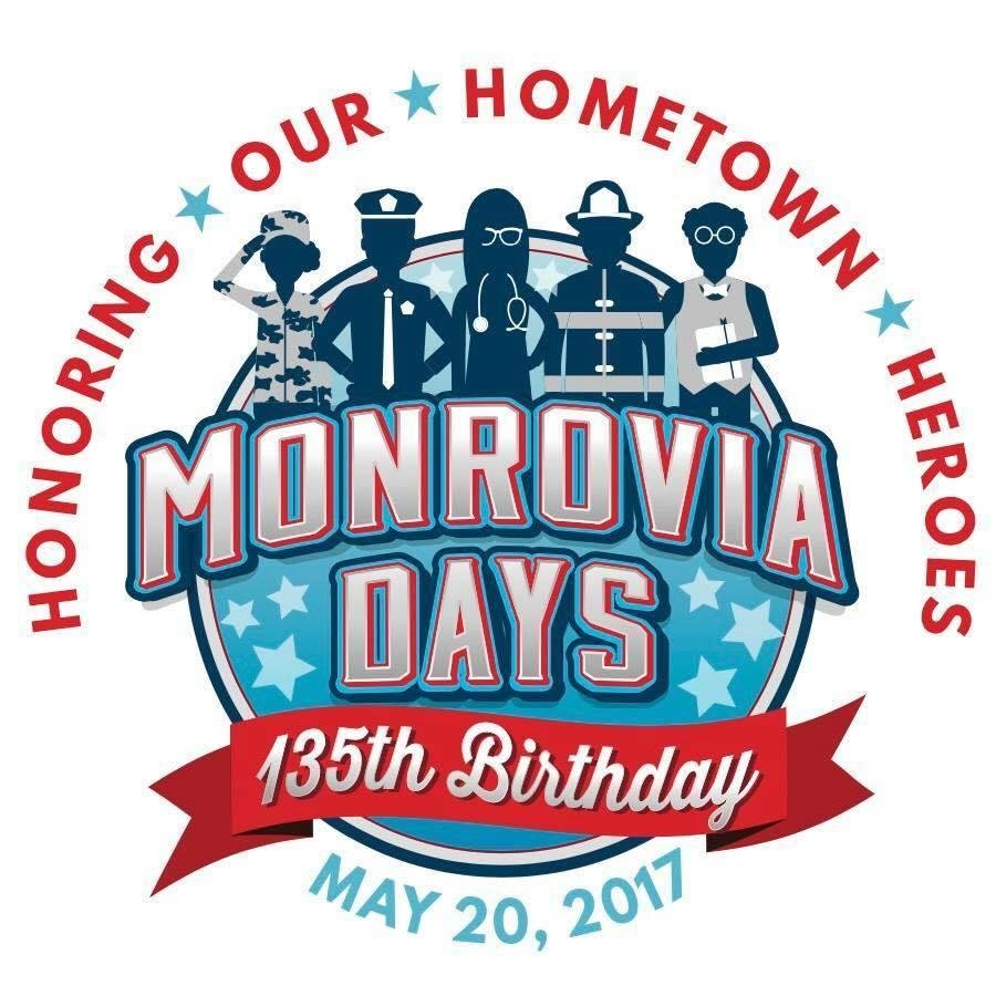 Save the date for this years Monrovia Days 2017! Sat, May 20th. Come show your hometown pride and celebrate Monrovia's 135th birthday and the everyday heroes that make our community great!
