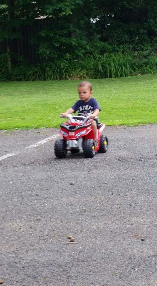 I am outside mowing my lawn and I still see my little pal riding around on his ATV. It is exactly one year ago today that his parents ripped him out of my life, it seems like it has been forever. Grandpa misses and loves yo