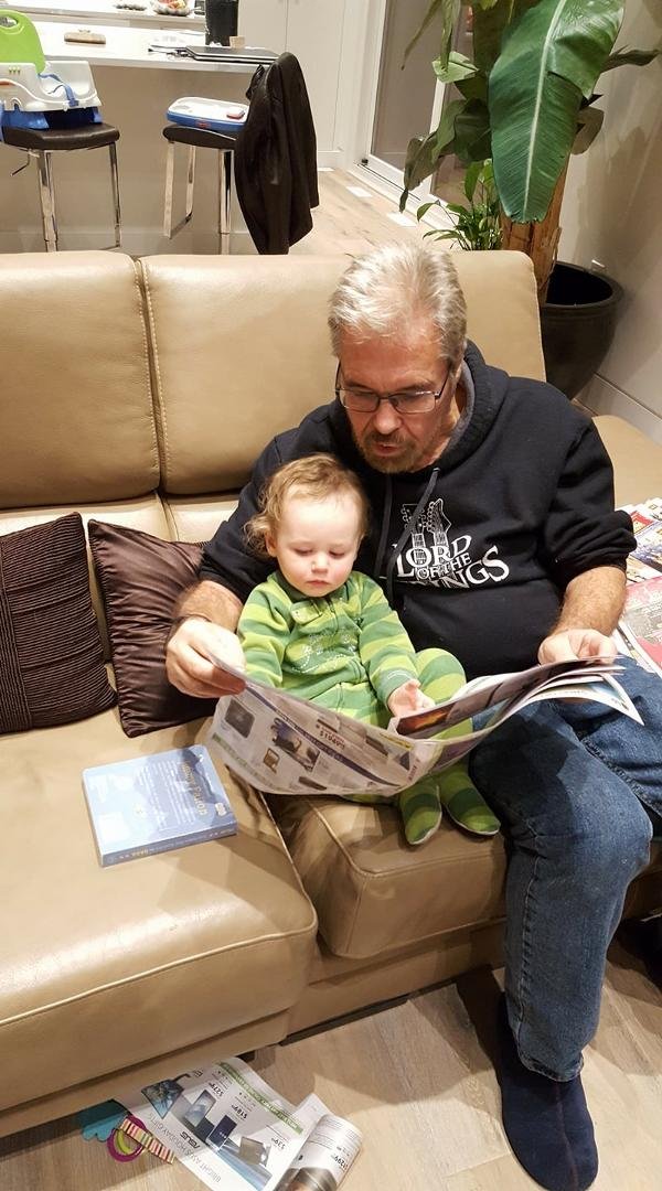 Teaching my grandson Roscoe the perils of consumerism 😊