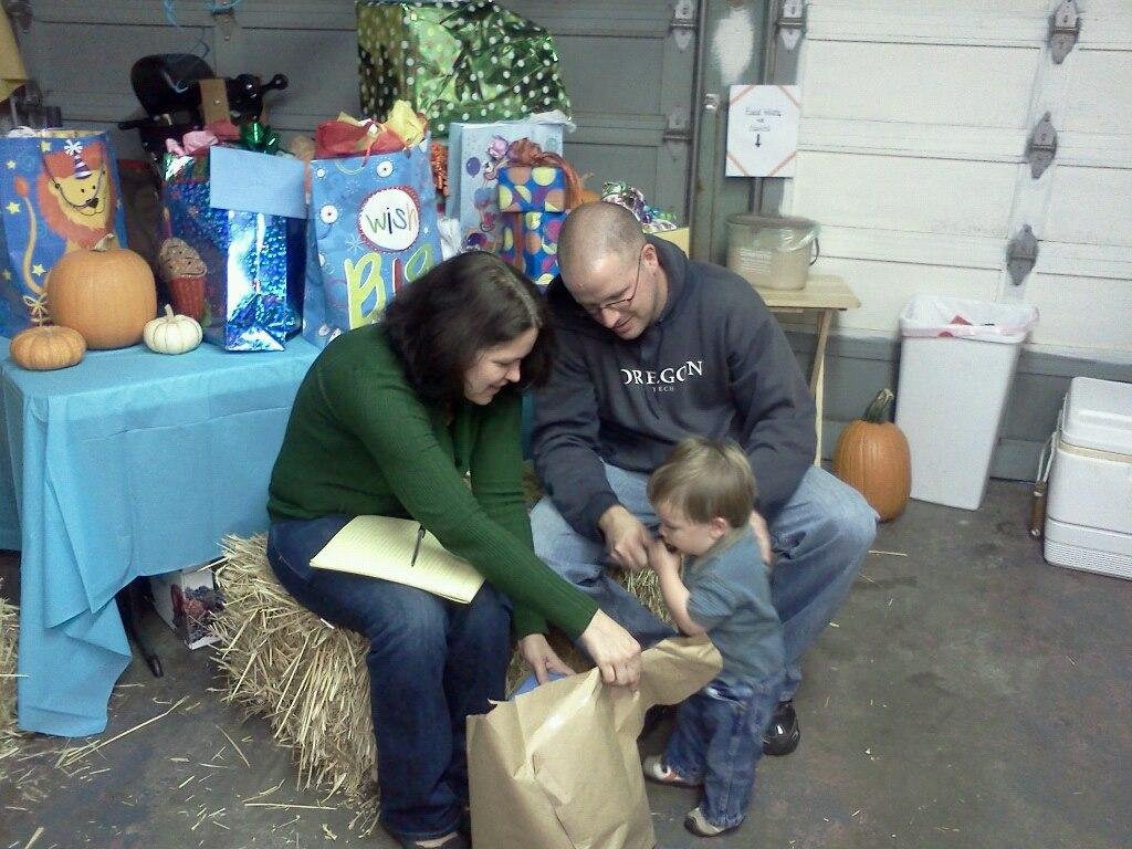 MY GRANDSON'S FIRST BIRTHDAY PARTY
