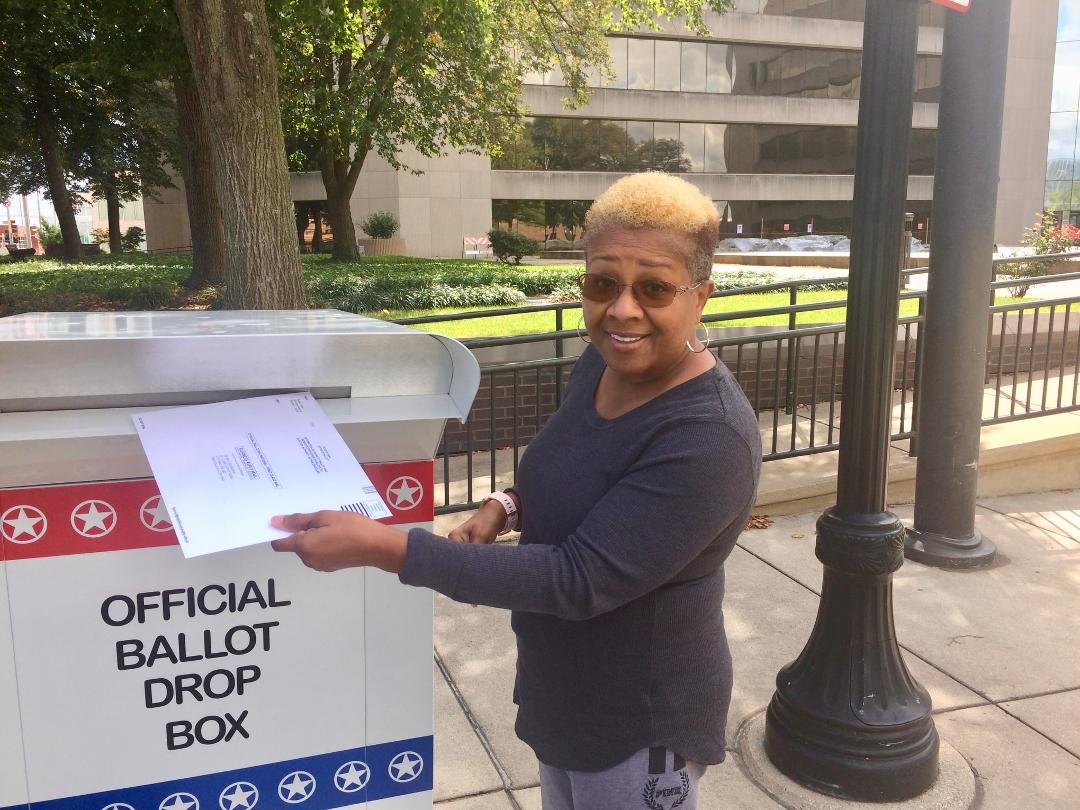 Diane voted early today! Leading by example! What about you?