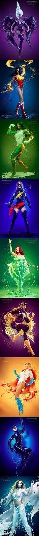 Super Heroines that may need a towel
