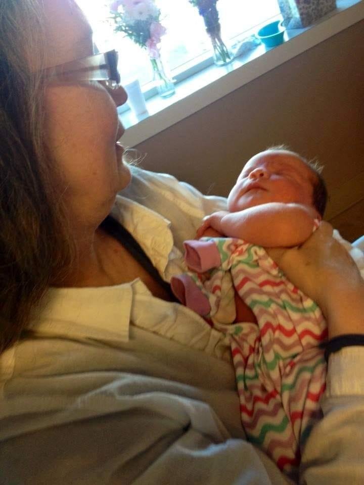 Bree at 24 hours old. (2013)