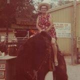THIS WAS MY MAMA ANNIE MARIE SCOGGINS CANTRELL IN APP. 1975 ON A TRIP OUT WEST I THINK THIS IS WYOMING BUT NOT SURE
