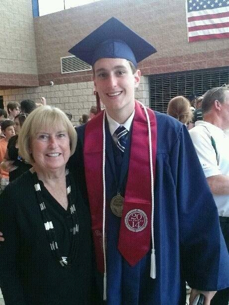 Congrats!  The last grandchild to graduate high school.