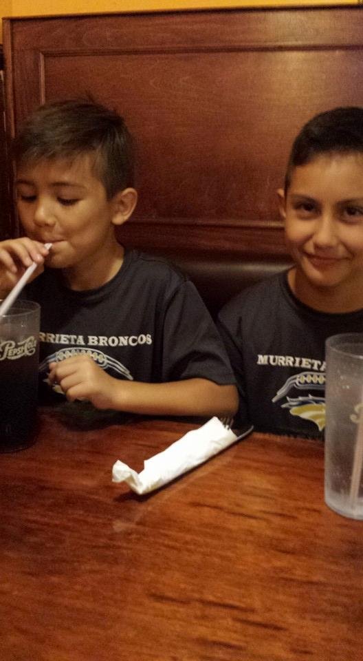 Having breakfast after weigh in's with my two "Broncos" at The Breakfast House "Los Teiabanes" in Menifee.