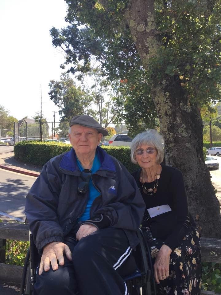 Today in Mill Valley. Attending a memorial mass of a former co worker of Chuck.