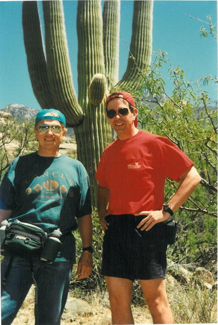 Twenty years ago...with Joe McCormick. We haven't changed a bit... :)