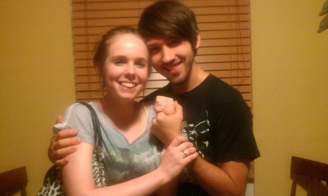 The happy couple.