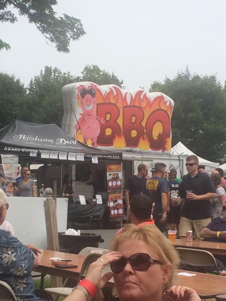 Great day. Great BBQ. Great beer. Great company. If you haven't been to the Harpoon BBQ Championships they are open tomorrow.