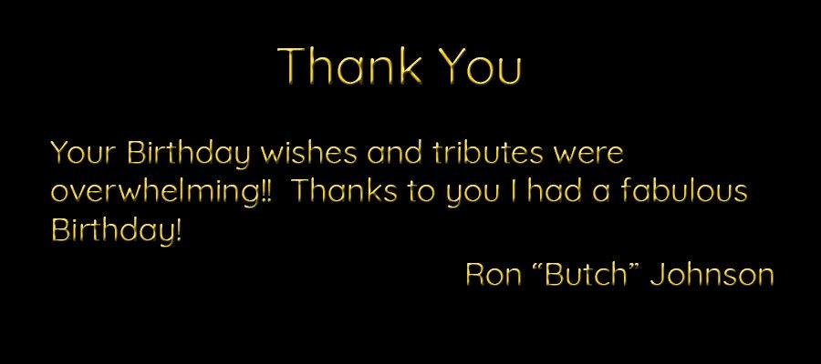 Thank you friends and family!