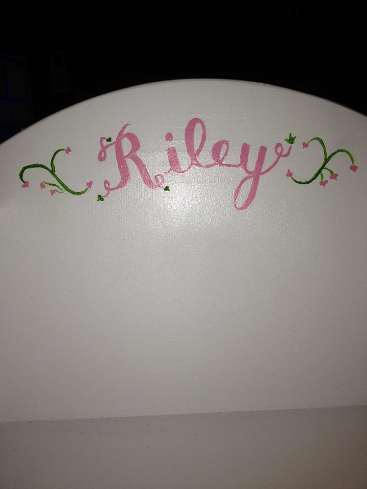 Riley's cradle/rocker.
Our neighbor ordered 2 of these.