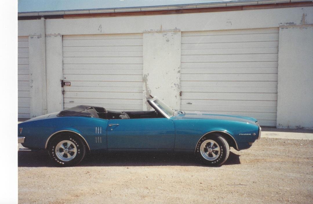 My 1968 Firebird. It's cruising weather now.