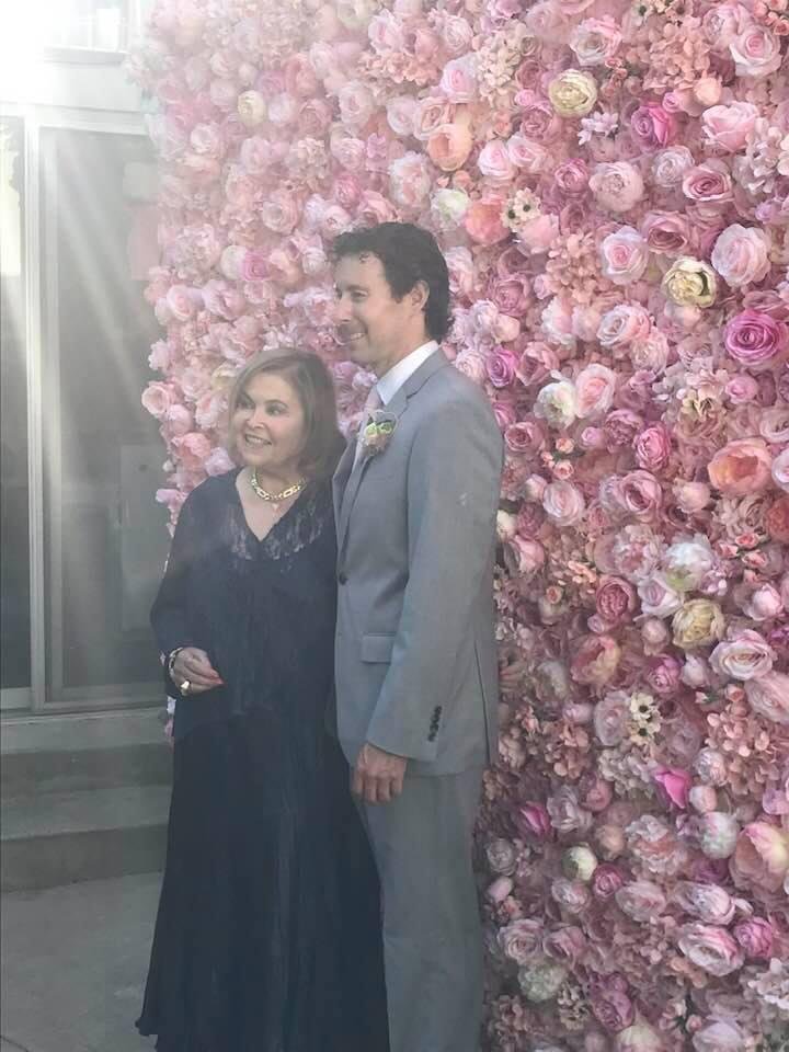 At Alden’s wedding last night in Venice, Ca