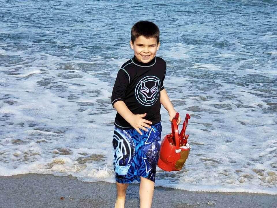 Happy 7th Birthday to my grandson. He lights up my life.