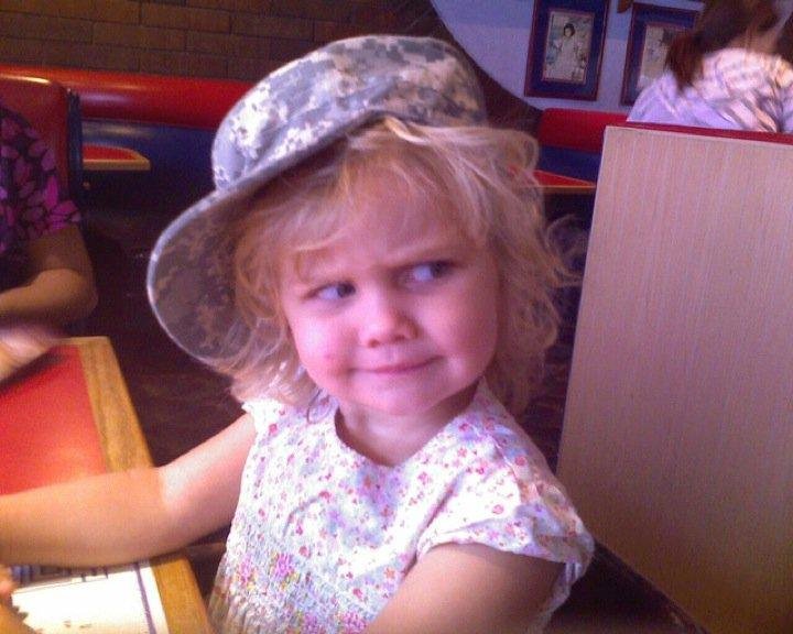 Savannah showing some personality...