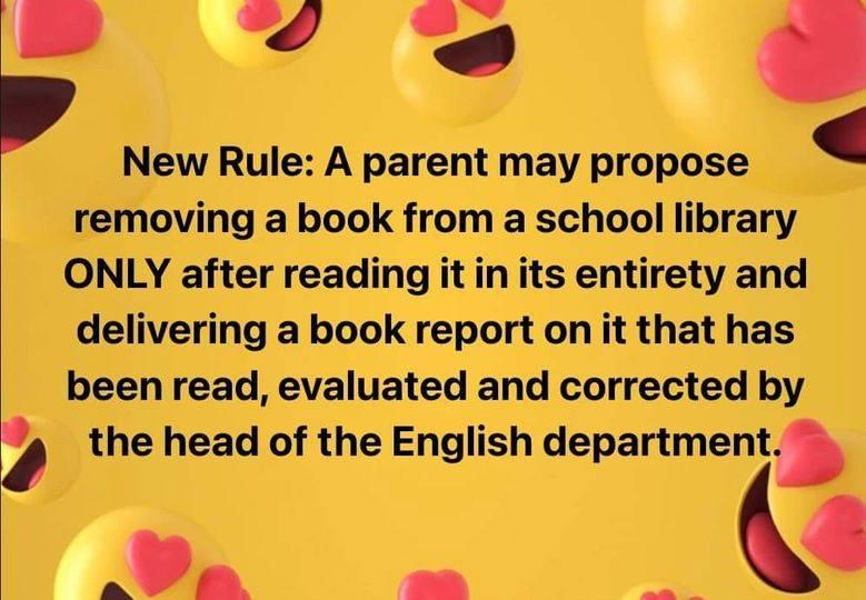 Catherine Foster
An excellent rule.
Sharing from Neil Low, who writes those noir novels that take place in Seattle. Come to think of it, they are kind of racy. Wonder if the book banning folks know about them?
