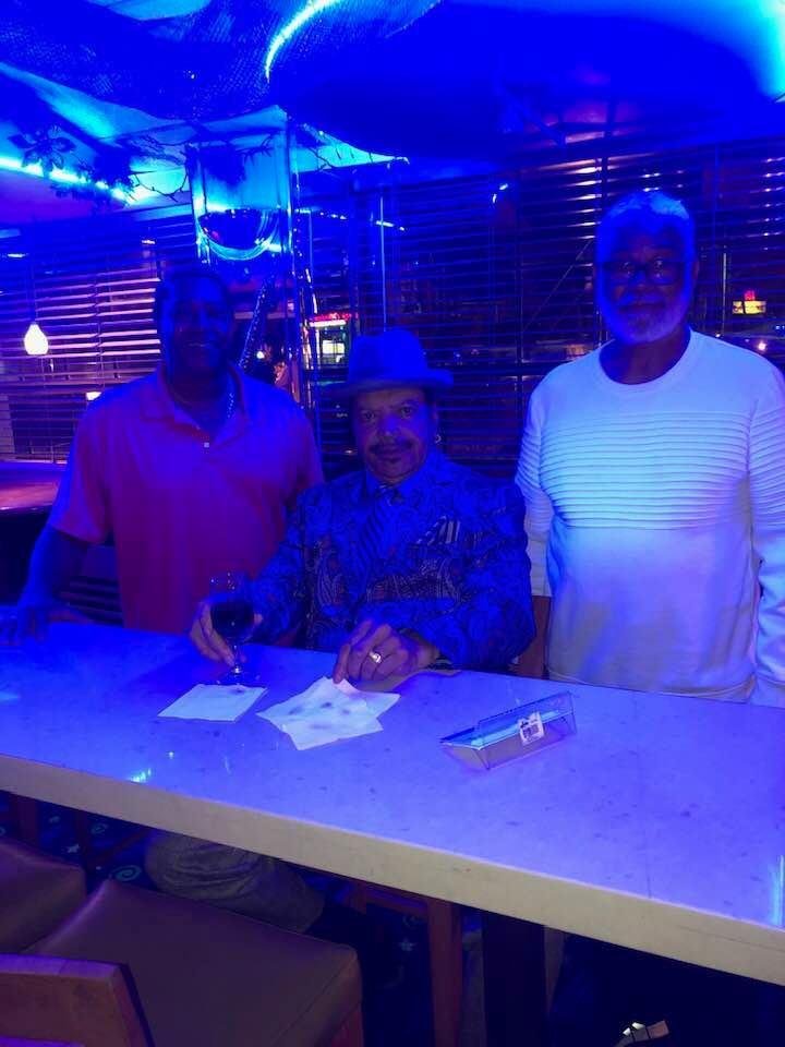 Kurt Green from Portland ,along with the owner of the La Louisiana nite club Verdell Adams spacefather Entertainment
